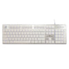 Tastiera Gaming USB 104 Tasti con Retroilluminazione LED Bianco