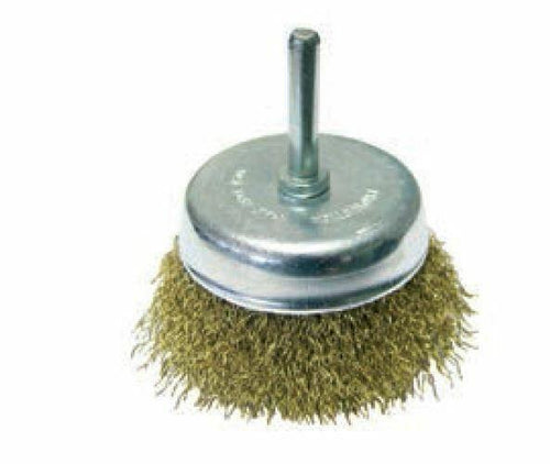 1 SPAZZOLA A TAZZA FILI ACCIAIO PER TRAPANO ø mm.50 HOBBY CASA DF 5028320