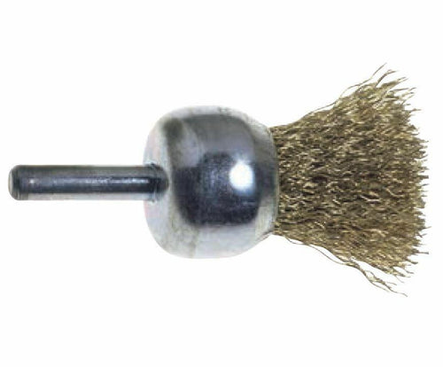 1 SPAZZOLA A PENNELLO CON FILI ACCIAIO ø mm.16 codolo mm.6 FERR 256179