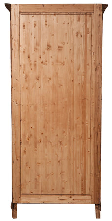 Biscottini Armadio Country Biscottini legno massello tiglio naturale 100x50x210 Made in