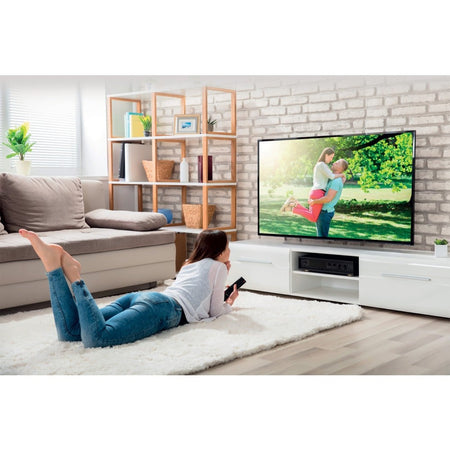 Supporto a Muro per TV LED LCD 19-37'' Inclinabile 3 Snodi Bicolor Bianco Nero