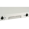 Cassetto Ottico 19'' Assemblato con 12 Bussole e 24 Pigtails LC Duplex Monomodale OS2