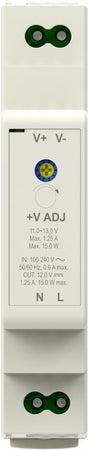 Alimentatore su Guida DIN 12V 1,25A 15W