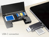 Lettore di Memorie USB 3.2 Gen1 2 in 1 con Custodia Card