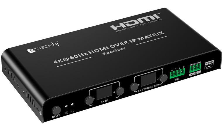 Ricevitore per Matrix Extender HDMI Over IP 4K su Cavo Cat.6 fino a 120m