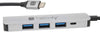 Hub USB-C&trade SuperSpeed 4 Porte USB3.0 con PD, Alluminio