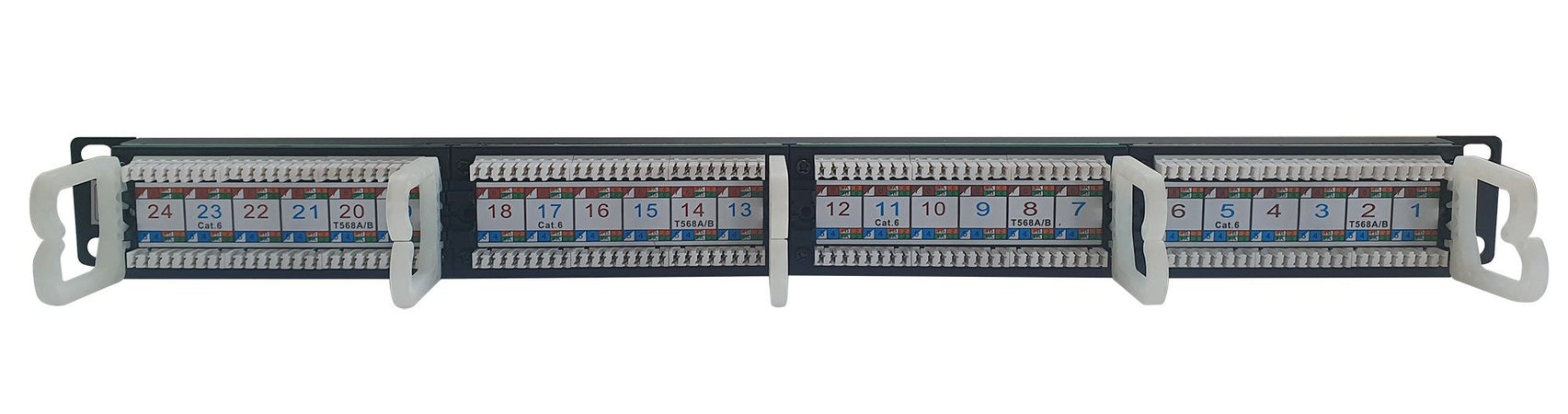 Pannello Patch UTP 24 Posti RJ45 Cat.6 Techly