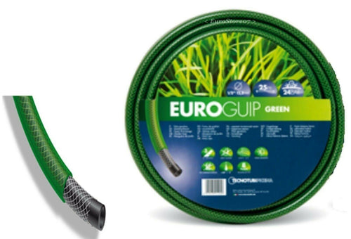 TUBO ACQUA 50 MT 5 / 8 PER GIARDINO RETINATO VERDE IRRIGAZIONE FERR 94481