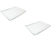 2 PZ SMEG GRIGLIA FORNO CM.44 X 34 ACCIAIO CROMATO INOX RICAMBI 844090739 GF 14