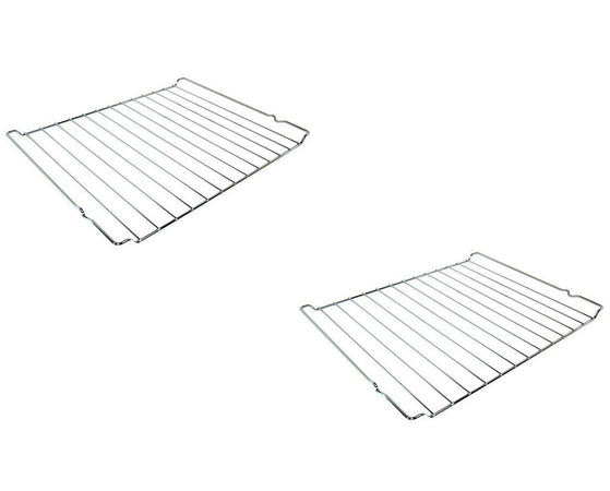 2 PZ SMEG GRIGLIA FORNO CM.44 X 34 ACCIAIO CROMATO INOX RICAMBI 844090739 GF 14