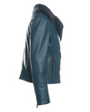 Giselle - Giacca Donna blu in Vero Montone Shearling