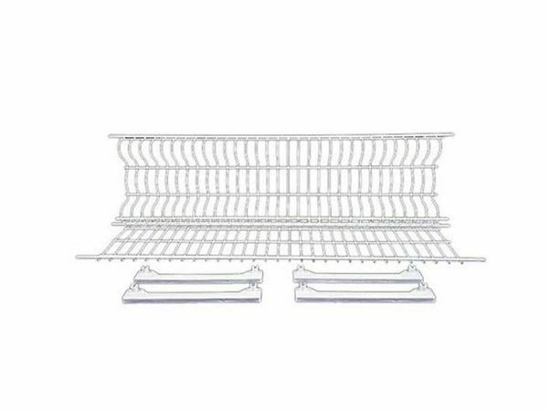 SCOLAPIATTI CM 86 PLASTIFICATO BIANCO PORTAPIATTI SUPPORTI OMAGGIO FER 72625