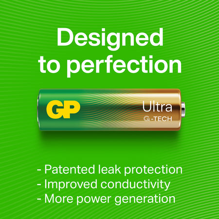 Confezione 8 Batterie GP Ultra Alcaline Stilo AA 15AU/LR6