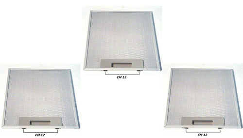 3 PZ FILTRO CAPPA IN ALLUMINIO FABER CM 25X30X8 1330018480 133.0018.480 F 254