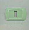 PLACCA VERDE PASTELLO IN ABS PER SCATOLE RETTANGOLARI SERIE ECLIPSE ROSSO CICLAMINO