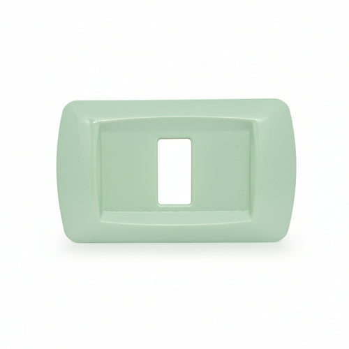 PLACCA VERDE PASTELLO IN ABS PER SCATOLE RETTANGOLARI SERIE ECLIPSE ROSSO CICLAMINO