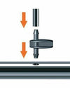 CLABER 91155 -pz.10-RACCORDO DUE VIE PER TUBO CAPILLARE 1/4' IRRIGAZIONE