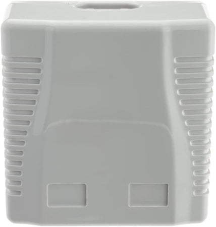 Presa a Muro con 2 Frutti RJ45 Cat.6 UTP Beige