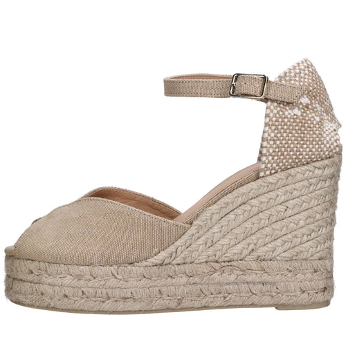 Castaner Scarpe con Tacco Beige da donna