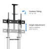 Supporto a Pavimento Trolley TV LCD/LED/Plasma 60-100''