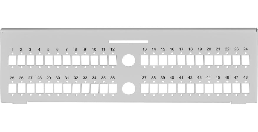 Pannello di Distribuzione Fibra Ottica 48 SC-Simplex per Box a Muro I-CASE FO-MWD2