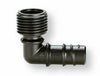 CLABER 91082 GOMITO FILETTO 1/2' (15 - 21 mm) PER IRRIGATORI COLIBRI 2PZ