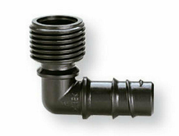 CLABER 91082 GOMITO FILETTO 1/2' (15 - 21 mm) PER IRRIGATORI COLIBRI 2PZ