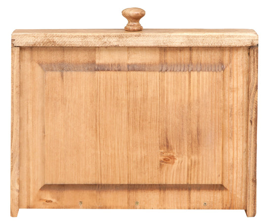 Biscottini Tavolino consolle Country in legno massello di tiglio finitura naturale L73xPR36xH75 cm. Made in Italy