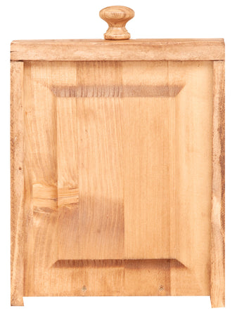 Biscottini Tavolino consolle Country in legno massello di tiglio finitura naturale L73xPR36xH75 cm. Made in Italy