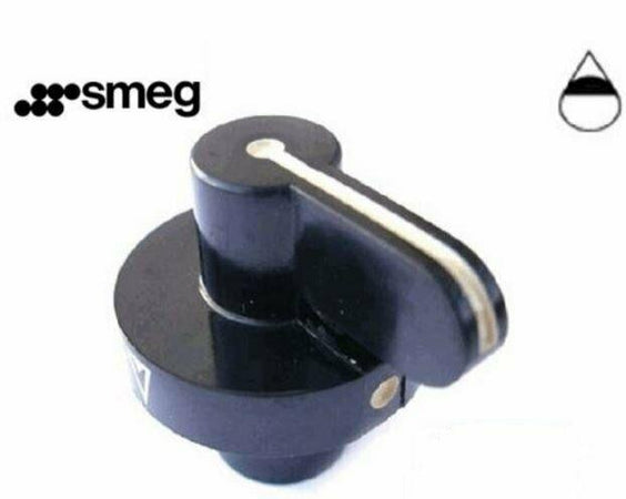 Smeg manopola piano cottura cucina gas nera innesto 6 mm m M5353