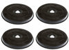 4 PEZZI FILTRO CAPPA FABER ELICA CARBONE ATTIVO 6093043 H 26,5 mm Ø 23.2 F 38 - NO ORIGINALE