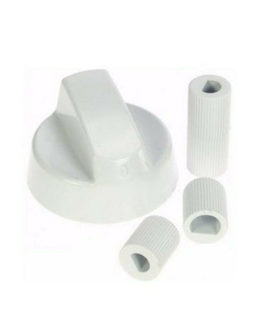 MANOPOLA PER CUCINA A GAS UNIVERSALE BIANCA PASSO 6 - 8 MM 1 PEZZO