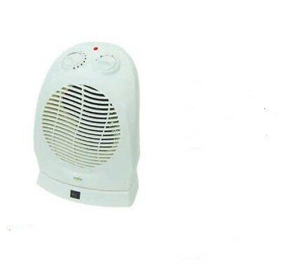 TERMOVENTILATORE RUOTANTE CON TERMOSTATO 2000 W STUFA CASA NUOVO FERR 61131