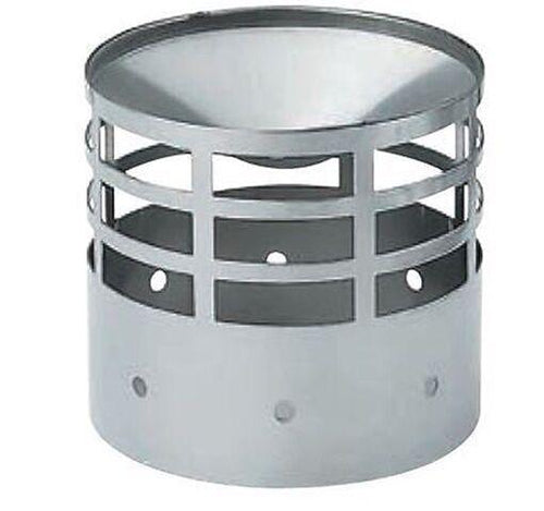 TERMINALE DI SCARICO ø cm.8 IN ACCIAIO INOX PER STUFE A PELLET FERR 97352