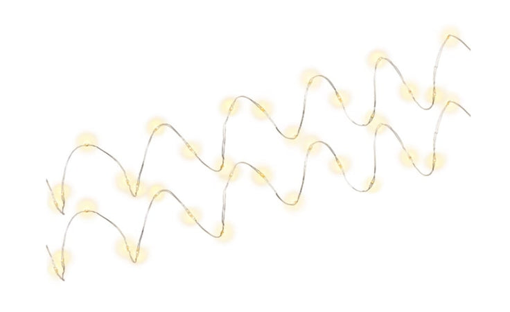 2x Barra Luminosa Filo d’argento a 20 Micro LED con Timer IP20 A++