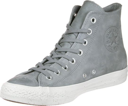 Converse Uomo Chuck Taylor All Star 157523C HI Nubuck Grigio Chiaro