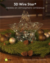 Lampada Decorativa a Forma di Stella Funzionamento a Batteria