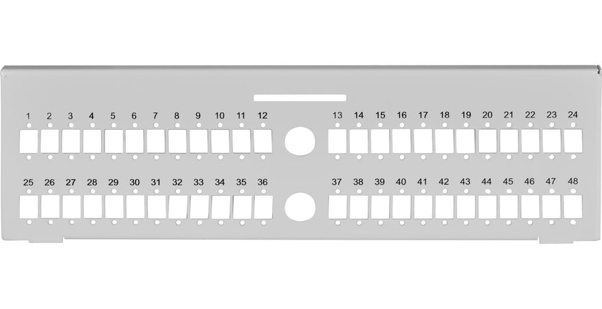 Pannello di Distribuzione Fibra Ottica 48 SC-Simplex per Box a Muro I-CASE FO-MWD2
