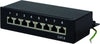 Pannello Patch 8 Porte Cat. 6 STP Nero