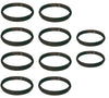 10 PEZZI GUARNIZIONE SILICONICA TUBO STUFA PELLET Ø CM 8 - MM alta 9 mm