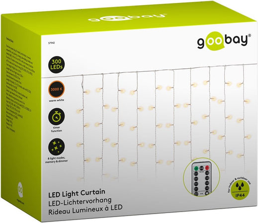 Tenda Natalizia Luminosa 300 LED e Telecomando