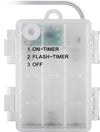 80 Luci LED a Stella IP44 Bianco Caldo a Batteria con Timer