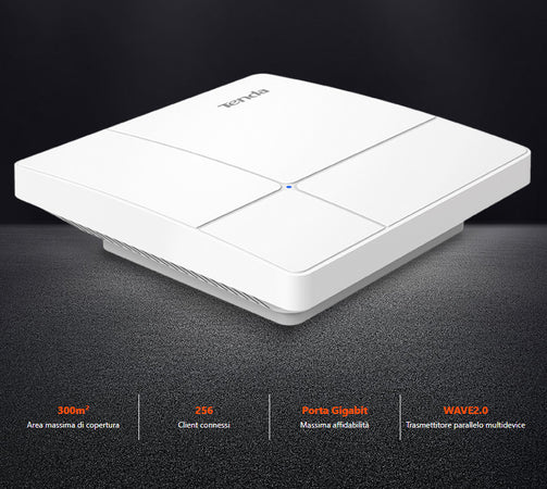 Access Point Wireless da Soffitto AC1200 Dual Band Gigabit Wave 2, I24