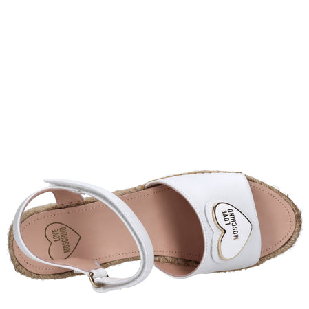 Love Moschino Scarpe con Tacco Bianco da donna