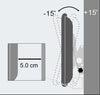 Supporto a Muro per TV LED LCD 40-65'' Inclinabile