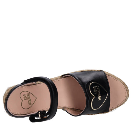 Love Moschino Scarpe con Tacco Nero da donna