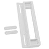 2 MANIGLIE FRIGORIFERO UNIVERSALE BIANCA INTERASSE FORI da113 A 166 ** MF 2