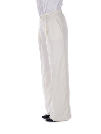 Ralph Lauren Pantaloni Avorio da donna