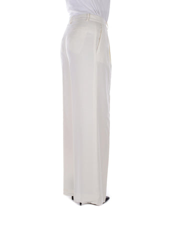 Ralph Lauren Pantaloni Avorio da donna