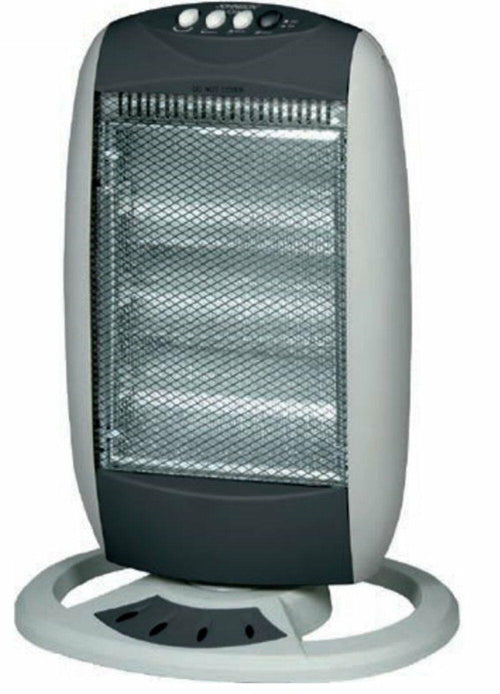 STUFA ELETTRICA 3 POTENZE 400 - 800 - 1200 W OSCILLANTE ALOGENA BASSO CONSUMO